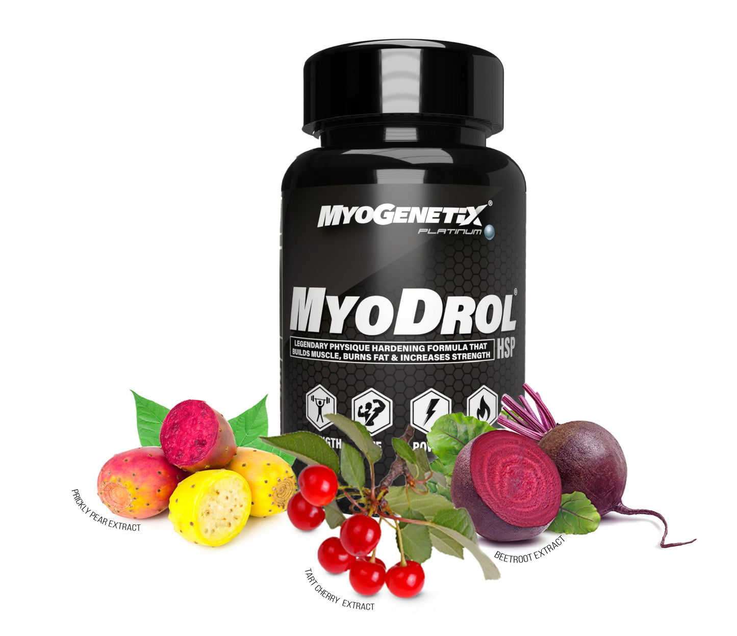 MYODROL-HSP® Platinum | MUSCLE BUILDING FORMULA - Makes You Stronger and Muscular | Strength, Size and Power – 30 Caplets | Free Delivery | Product Expiry -Jan 2026