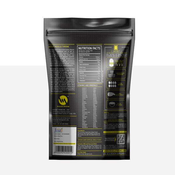 MUSCLE THRONE CORE FUEL WHEY PROTEIN CHOCOLATE 2 KG | Product Expiry -30/ Jan /2026