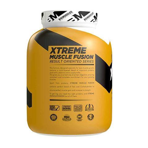 BIGMUSCLES Xtreme Muscle Fusion 2.7 Kg | 30 Gm Protein | 60 Gm Carb | 2.5 Gm Creatine | Muscle Gainer | Product Expiry - Mar 2026