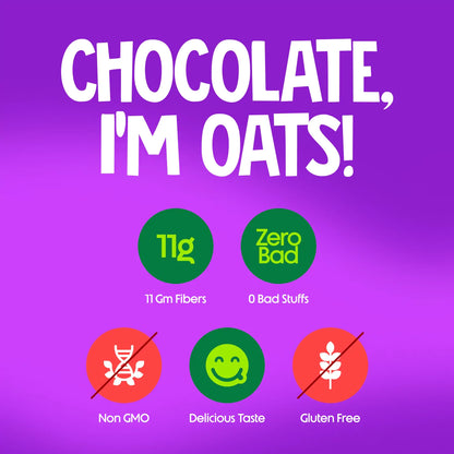 Alpino High Protein Super Rolled Oats Chocolate 1 Kg | 22g of Protein | Gluten Free | Free Delivery