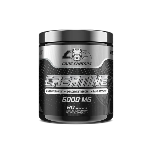 Core Champs Creatine 5000mg 300GM/60serv | Explosive Strength & Rapid Recovery | Free Delivery | Product Expiry - Dec/2025