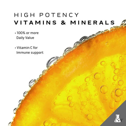 MuscleTech Platinum Multivitamin, Vitamin C & Zinc for Immune Support, 18 Vitamins & Minerals, 60 Tablets | Product Expiry - 28 Feb 2027