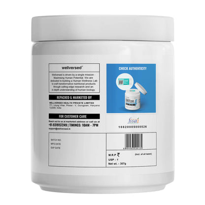 Wellcore - Pure Micronised Creatine Monohydrate (307g, 83 Servings) | Lab Tested | Tropical Tango | Product Expiry - 17/01/2026 | India Free Delivery