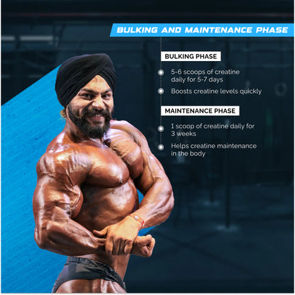 Wellcore - Pure Micronised Creatine Monohydrate (307g, 83 Servings) | Lab Tested | Tropical Tango | Product Expiry - 17/01/2026 | India Free Delivery