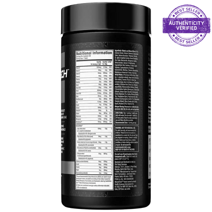 MuscleTech Platinum Multivitamin, Vitamin C & Zinc for Immune Support, 18 Vitamins & Minerals, 60 Tablets | Product Expiry - 28 Feb 2027