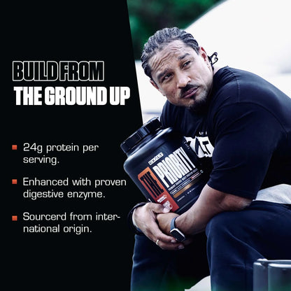 Exalt Supps The Priority Cafe Latte 2.4 Kg/5.29 Lbs | Primary Source Whey Isolate & When Concentrate | Product Expiry - Mar 2027