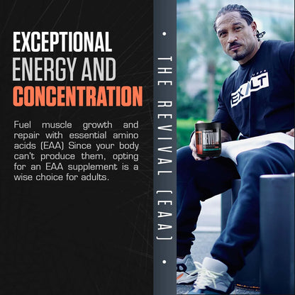 Eaxlt Supps The Revival EAA Fruit Punch 450 Gm | Muscle Growth and Repair | Delivery Free | Product Expiry - 30 April 26