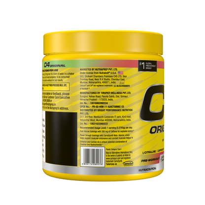 C4 ORIGINAL PRE WORKOUT WATERMELON 30 SERVING - 167GM | Free Delivery | Use By - 30-06-2027
