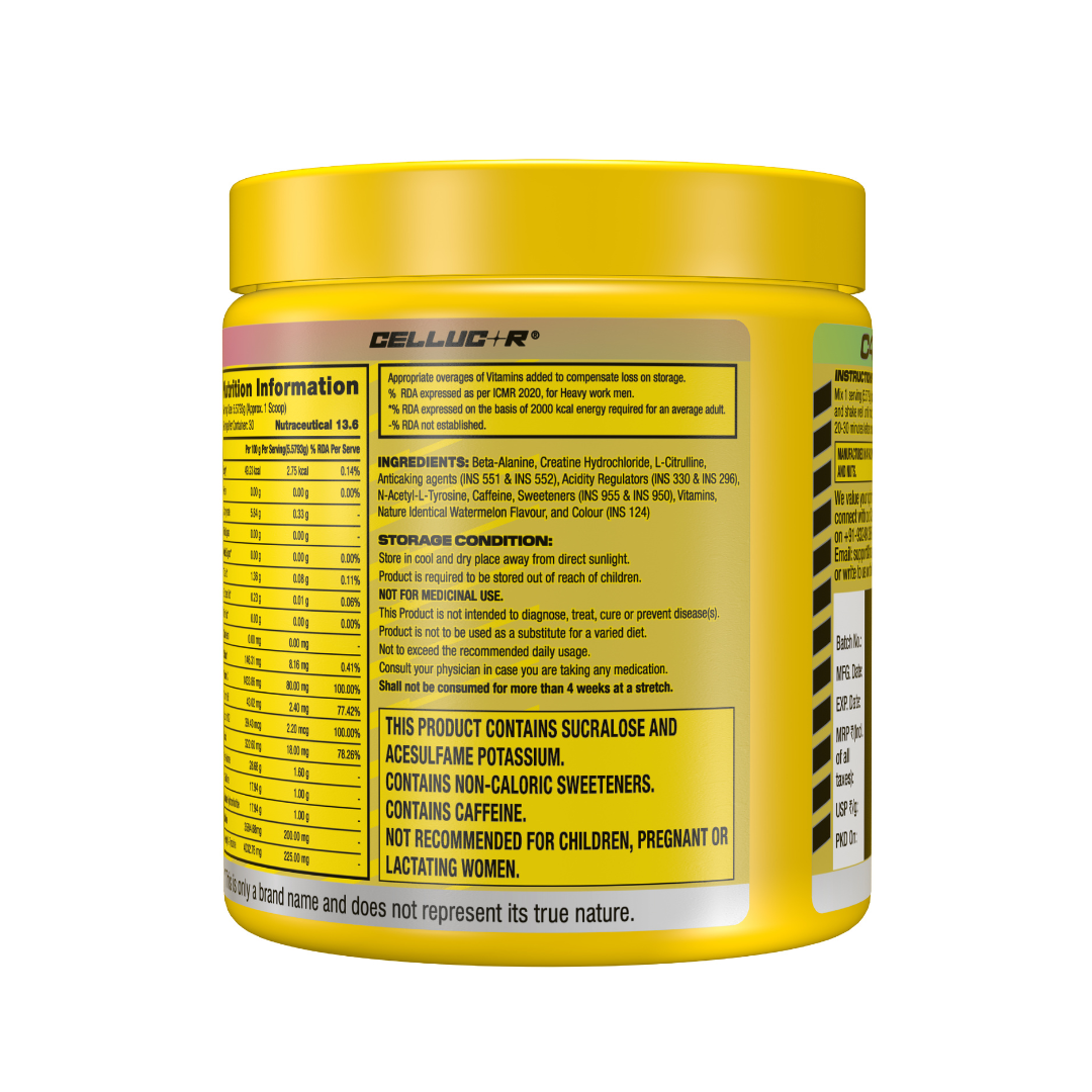 C4 ORIGINAL PRE WORKOUT WATERMELON 30 SERVING - 167GM | Free Delivery | Use By - 30-06-2027